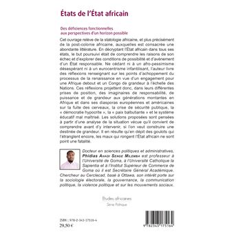 Etats de l'Etat africain