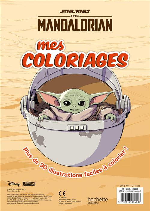 Star Wars The Mandalorian Mes Coloriages Star Wars Collectif Broche Achat Livre Fnac