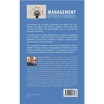 Management opérationnel. Les techniques de commandement (TDC)