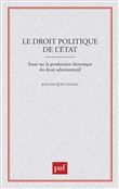 Le droit politique de l'État