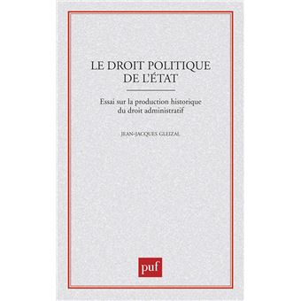 Le droit politique de l'État
