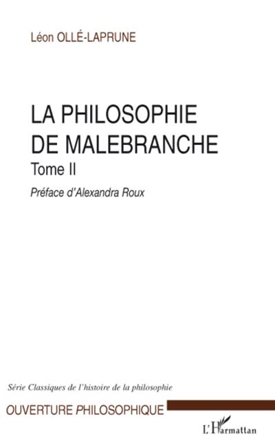 Philosophie de malbranche - Léon Ollé-Laprune - broché