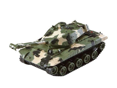 Char RC 1/24 M1A2 – Fumée, Lumières, Son – 2,4 GHz – 30 Min De Jeu – Cadeau Enfant 6 Ans – Bataille Multijoueur