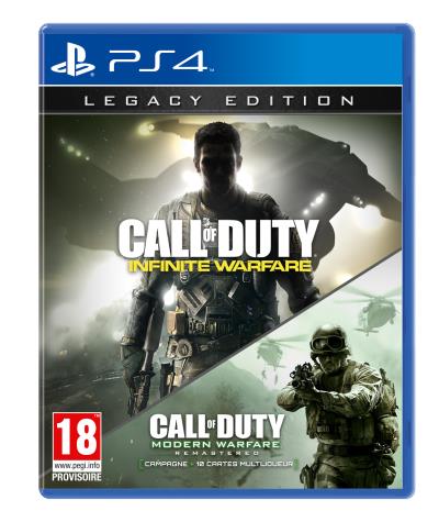 Pochette avant du jeu Call of Duty Infinite Warfare Edition Legacy PS4