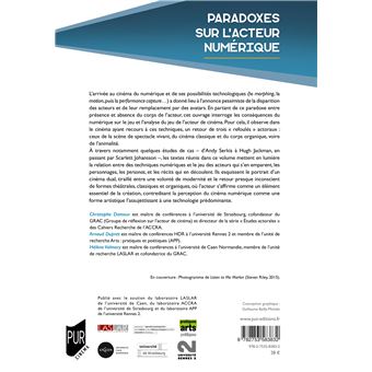 Paradoxes sur l'acteur numérique