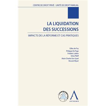 La liquidation des successions