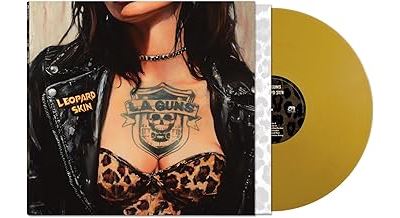 Leopard Skin Vinyle Or