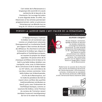 Penser la laideur dans l'art italien de la Renaissance