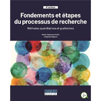 Fondements Et étapes Du Processus De Recherche - Broché - Marie ...