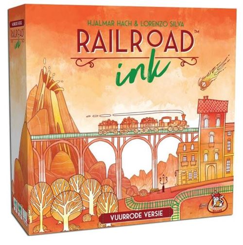 White Goblin Games Railroad Ink: Vuurrode versie