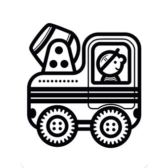 Peinture magique à l'eau, Les véhicules