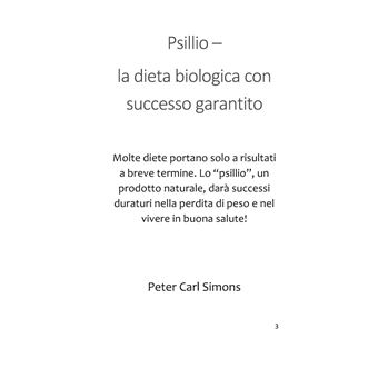 Psillio - la dieta biologica con successo garantito