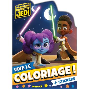 Disney Star Wars - Les Aventures des Petits Jedi - Vive le coloriage ! - + stickers