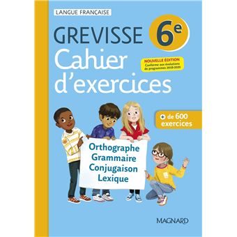 Cahier Grevisse 6e (2021)