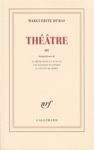 Théâtre - Marguerite Duras - (donnée non spécifiée)