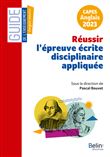 Réussir l'épreuve écrite disciplinaire appliquée