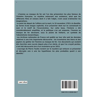 L'homme au masque de fer