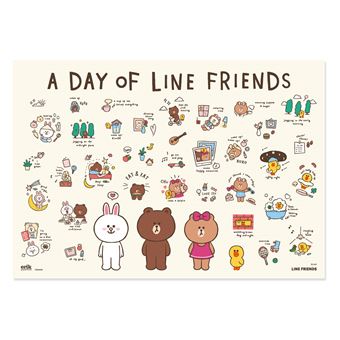 Sous-main Line Friends