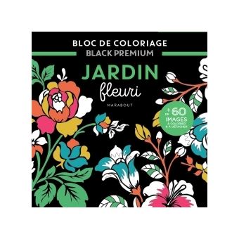 Bloc Black Premium - Jardin fleuri
