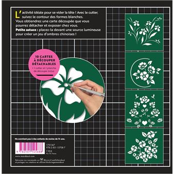 Cartes à découper - Fleurs