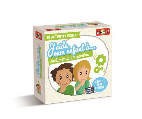 Jeu de découverte Jaide mon enfant à : Améliorer sa concentration Bioviva