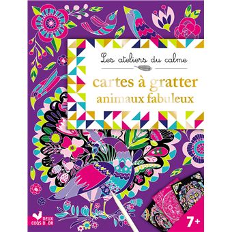 Cartes à gratter - Animaux fabuleux