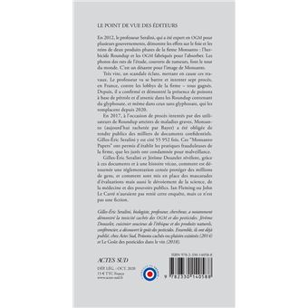 L'affaire Roundup à la lumière des Monsa