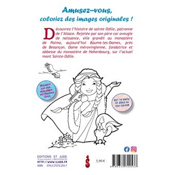 Je colorie avec sainte Odile