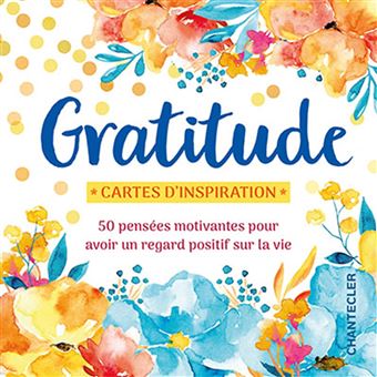 Gratitude cartes d'inspiration