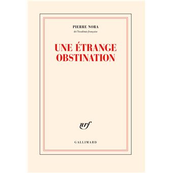 Une étrange obstination