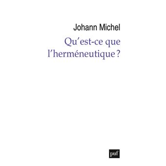 Qu'est-ce que l'herméneutique ?