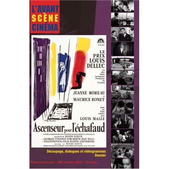 L'Avant-scène cinéma : Ascenseur pour l’échafaud de Louis Malle
