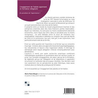 L'engagement de l'adulte apprenant en formation obligatoire