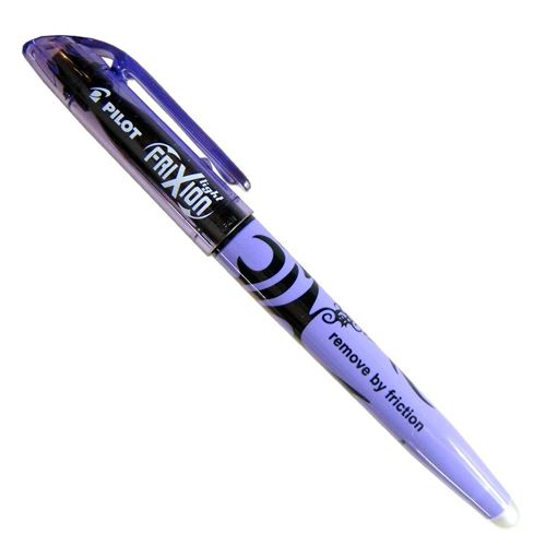 Lot de 12 Surligneur FriXion Light, pointe biseau 3,8 mm, violet