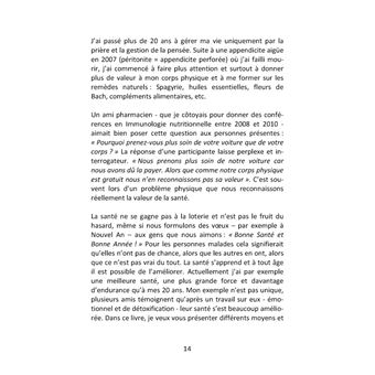 Notre corps veut la santé !