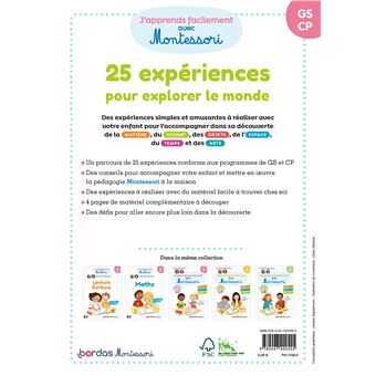 Mes activités Montessori - 25 expériences pour explorer le monde