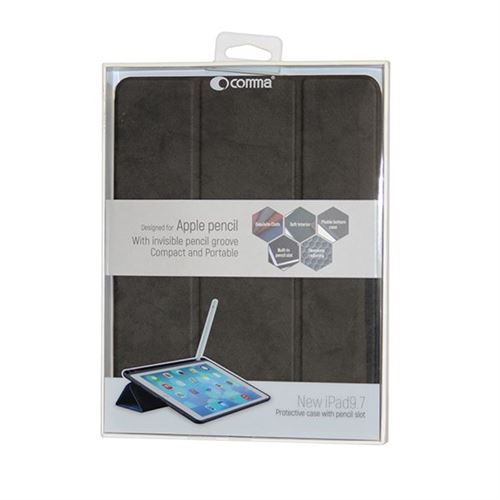 Comma protective case iPad 9.7 (2017/2018) black