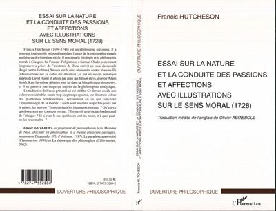 Essai sur la nature et la conduite des passions et affections
