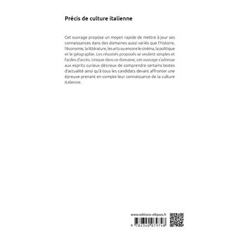 Précis de culture italienne
