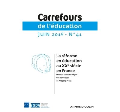 Carrefours de l'education n° 41 (1/2016) La reforme en e