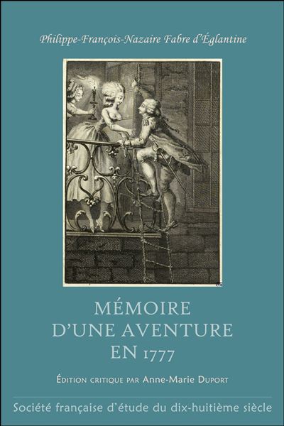 Mémoire d'une aventure en 1777