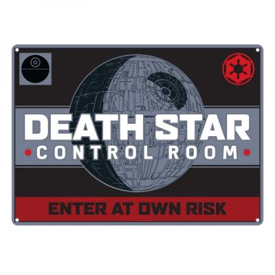 Star wars death star/tin sign small
