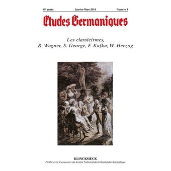Études germaniques - N°1/2014