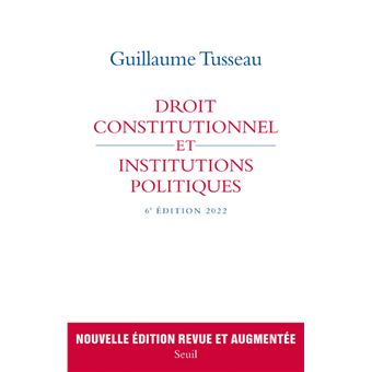 Droit constitutionnel et institutions politiques