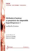 Methodes d'analyse et proprietes des dispositifs hyperfreque