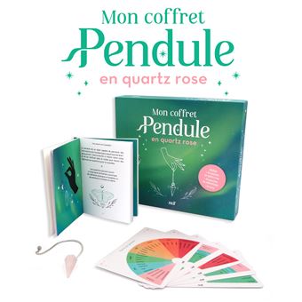 Mon coffret Pendule en quartz rose - Découvrez les mystères de la radiesthésie