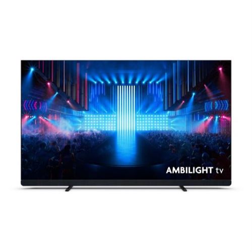 Philips 77OLED909/12 4K UHD TV, AL3, OLED, 120/100Hz, Google TV, P5 AI, HDR 10+ Adaptive, Dolby Vision + Dolby Atmos 195.6 cm (77") 4K Ultra HD Smart TV Wi-Fi Black 3000 cd/m²