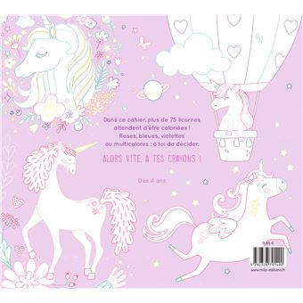 Mon gros cahier de licornes à colorier