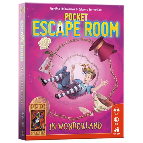 Jeu De Société Pocket Escape Room In Wonderland Version en Néerlandais
