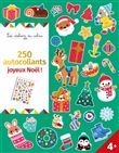 250 autocollants Joyeux Noël !